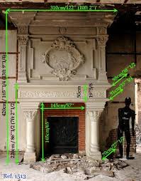 Neo Renaissance Style Stone Mantel