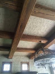 how to white wash wood beams