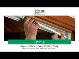 Sliding Door Weather Strip