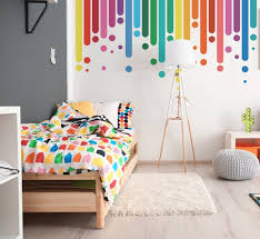 Rainbow Wall Decal Tween Bedroom