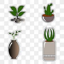 Ceramic Plant Pot Vector Art Png Images