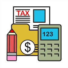 Document Calculator Icon Tax Design