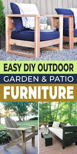 Easy Diy Outdoor Patio Furniture Plans