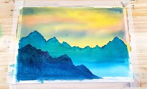 Watercolor Mountains How To Paint
