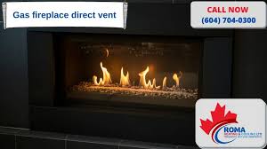 Gas Fireplace Direct Vent Roma
