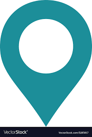 Map Marker Flat Soft Blue Color Icon