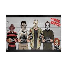 The Usual Suspects Horror Icon Themed