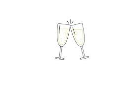 Champagne Glasses Icon Arquivo De Corte