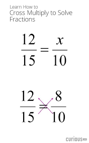 Cross Multiplying To Solve Fractions