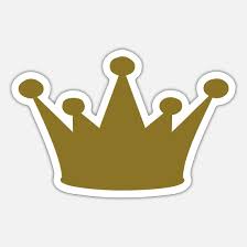 Crown Sticker Spreadshirt