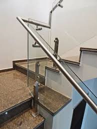 Tempered Glass Stair Railing