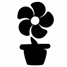 Flower Pot Icon On