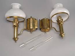 Wall Mounted Brass Oil Lamps Burners