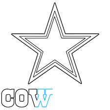 How To Draw The Dallas Cowboys Logo