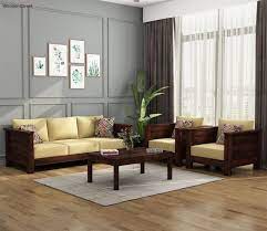 Buy Agnes Wooden Sofa In India