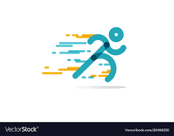 Run Icon Running Man In Motion Symbol