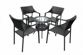 Outdoor Rattan Table And Chair At Rs
