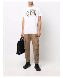 Paint Splattered Icon T Shirt Cotton