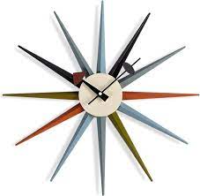 Starburst Style Clock Multi Color