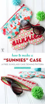 Sunnies Glasses Case Sewing Pattern