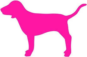 Pink Dog Svg