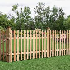 Cedar Spaced French Gothic Fence Panel