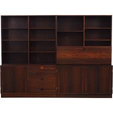 Vintage Rosewood Bookcase Set By Peter