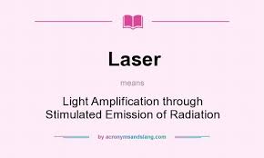 laser light amplification through
