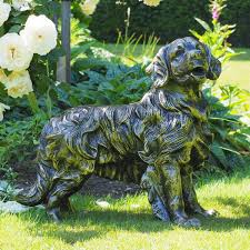 Golden Retriever Dog Bronze Metal