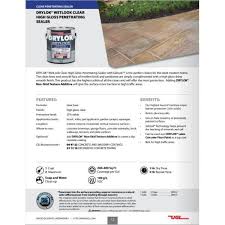 High Gloss Penetrating Concrete Sealer