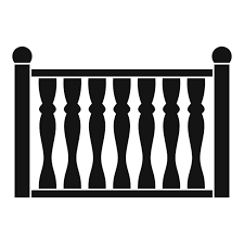 Premium Vector Fence With Column Icon