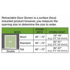 Double Retractable Screen Door Kit