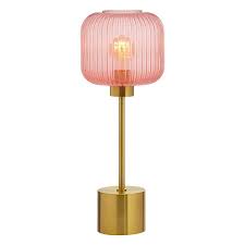 Brushed Gold Metal Table Lamp