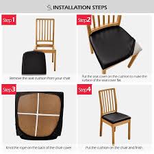 Leather Dining Room Chair Seat Covers