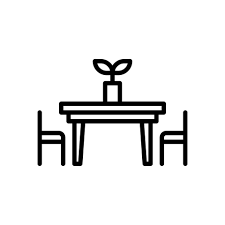 Dining Table Icon For Your Website