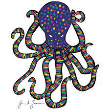 Dream Big Art Octopus Icon