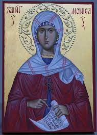 St Monica Icon Orthodox Hand Painted