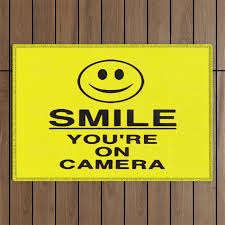 Smile You Re On Outdoor Rug By