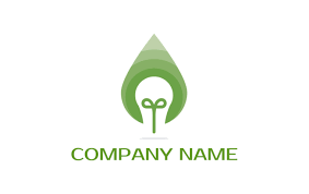 Bulb In Leaf Logodesign Net
