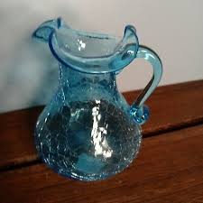 Blue Le Glass Mini Pitcher