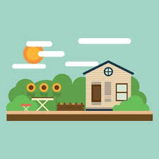 House Garden Vector Art Icons And