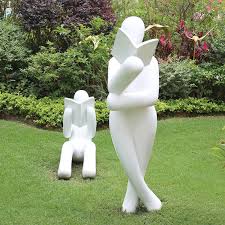 Modern Reading Man Statue For Library