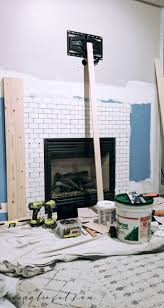 Diy Craftsman Style Fireplace Living