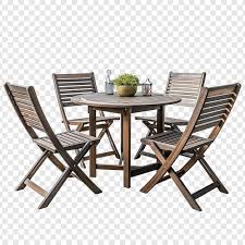 Folding Wooden Garden Furniture Set