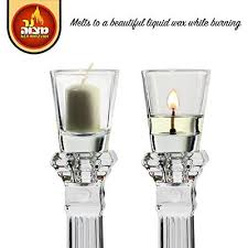 Shabbat Neronim And Votive Wax Candle