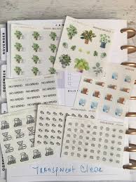 Teeny Tiny Planner Icon Stickers Lawn