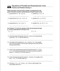 Write The Equation Of The Line That Is
