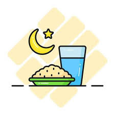Crescent Moon Vector Of Iftar Icon