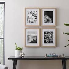 11 X 14 Matted To 8 X 10 Ash Gallery Wall Picture Frames Set Of 4