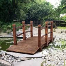 Anticorrosive Wood Landscape Bridge